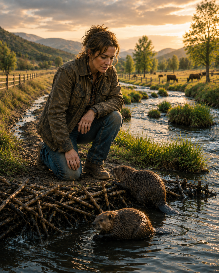 She Brought Beavers to Her Dying Ranch — Then the Dry Creek Became a River Again