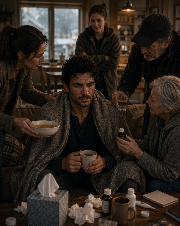 The Day Ethan Cole Got Sick — And Greyhaven Refused to Let Him Be Alone