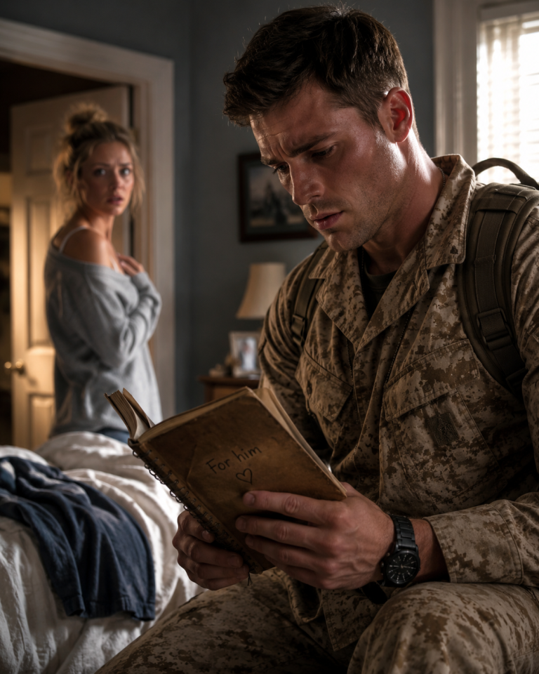 I Came Home From Deployment Three Days Early… Then I Found a Notebook With My Name on It