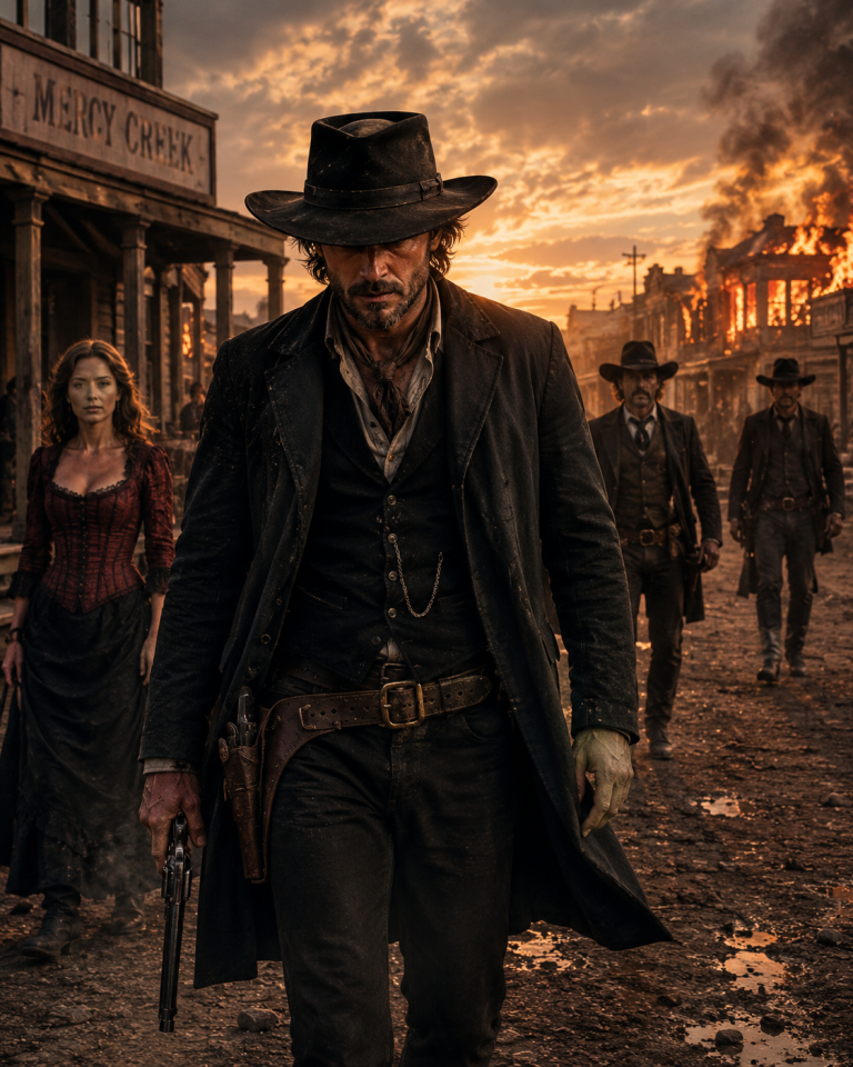 The Gunslinger Who Came to Bury His Past — Then the Town Gave Him a Reason to Draw Again