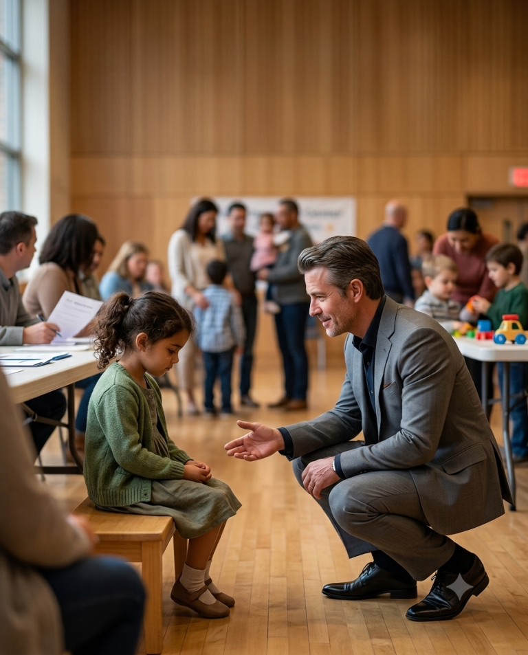 “Nobody Ever Picks Me… They Never Do,” the Little Girl Whispered — Until a Quiet CEO Knelt Down and Chose Her