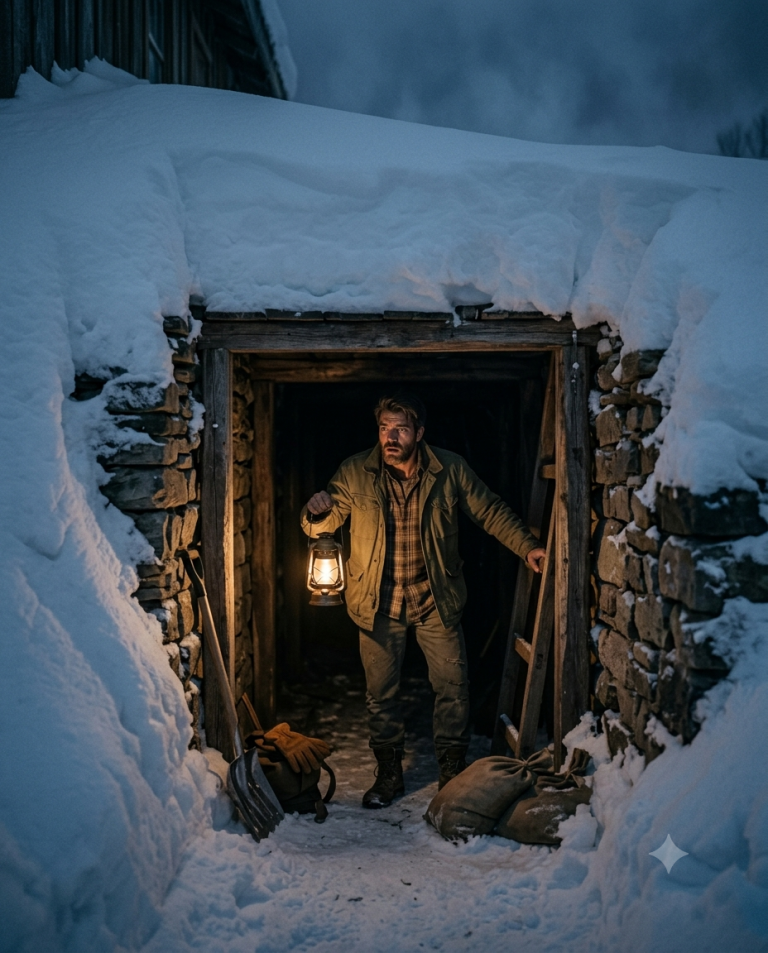 He Connected His Cabin To His Barn With A Tunnel – Then Winter Came