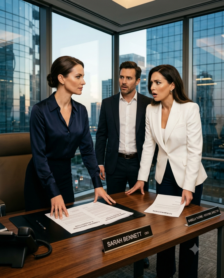 My Husband’s First Love Became My New Boss and Fired Me — She Had No Idea Who Really Owned the Company