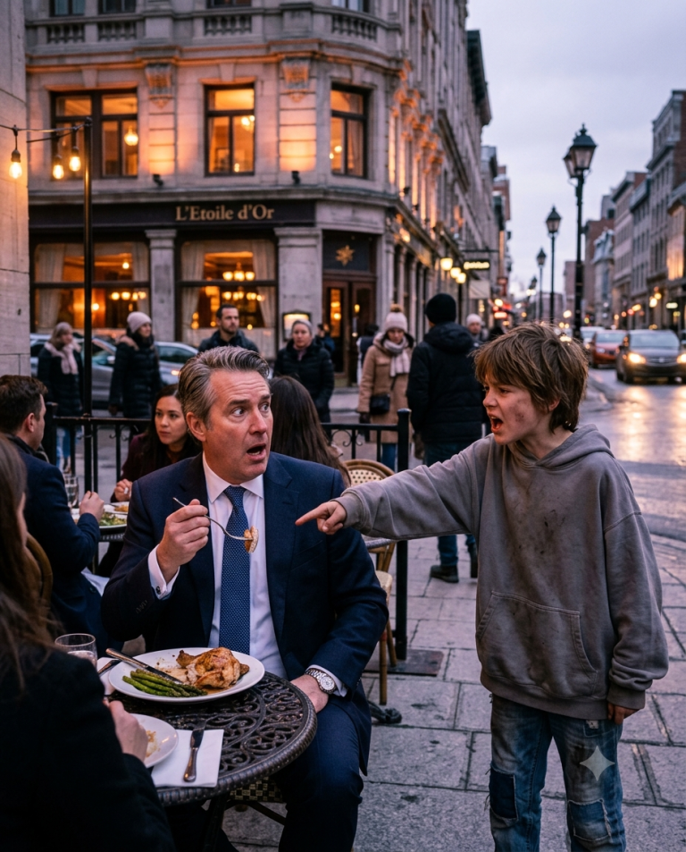 Homeless Boy Shouts ‘Don’t Eat That!’ Billionaire Freezes When He Finds Out Why