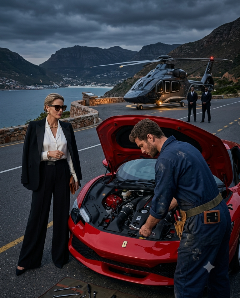 She Hired a Poor Mechanic to Fix Her Car… Then Discovered He Was a Billionaire!