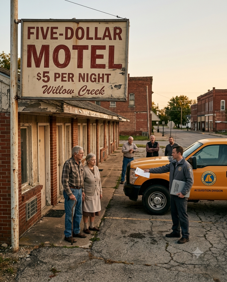 The Town Laughed at the Old Couple’s $5 Motel — Until the Highway Department Filed for the Land