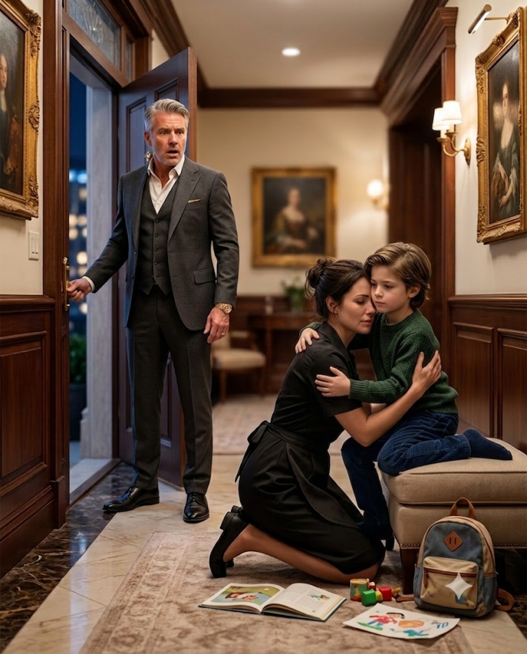 BILLIONAIRE ARRIVED HOME UNANNOUNCED AND SAW THE MAID WITH HIS SON — WHAT HE SAW SHOCKED HIM