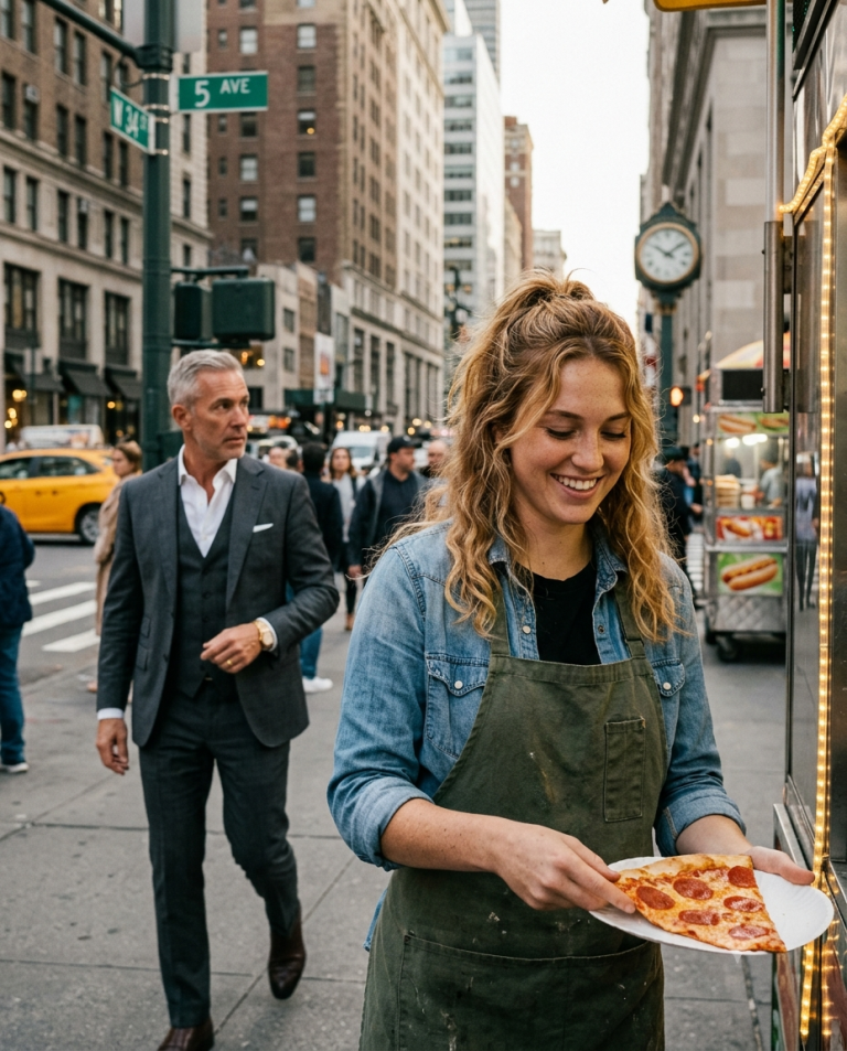She Was Just a Beautiful Food Vendor… Until a Rich Businessman Set His Eyes on Her—And This Happened