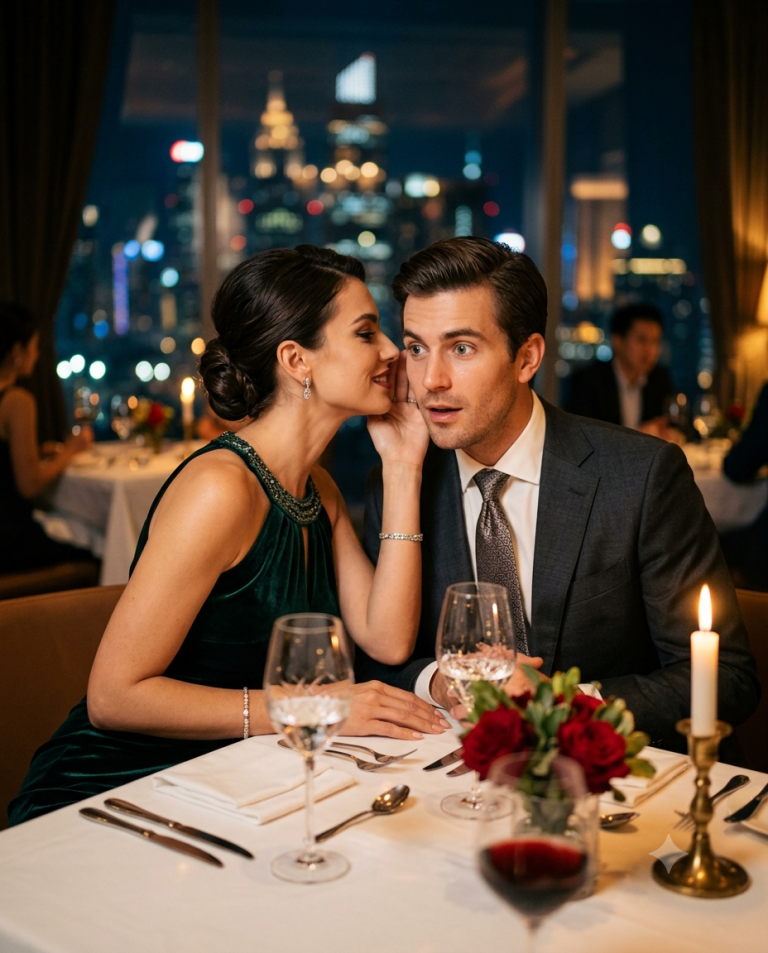 My Beautiful CEO Invited Me to Dinner… Then Leaned In and Whispered, “Tonight, I’m Not Your Boss”