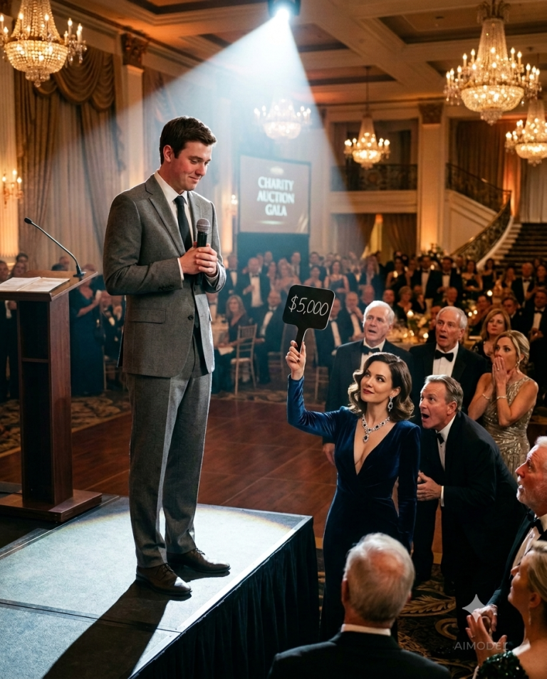 I Accidentally Got Auctioned for a Date… My CEO Just Bid $5,000 to Keep Me