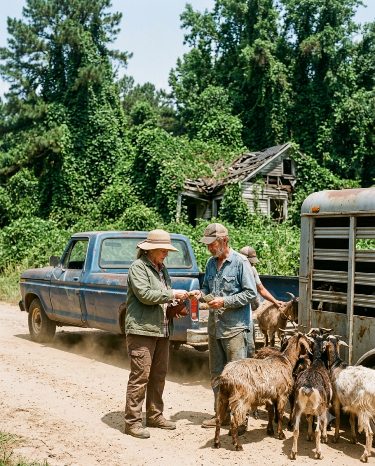 She Paid $11 for 60 Starving Goats — They Cleared 50 Kudzu-Chocked Acres to a Forgotten Fortune