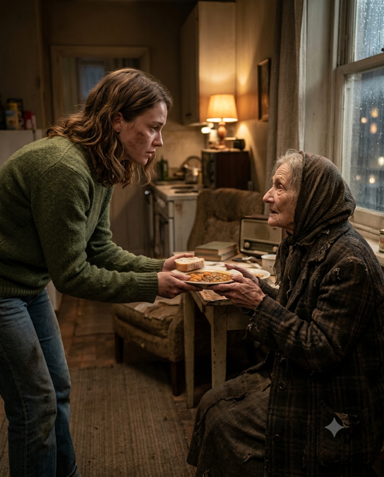 She Gave a Hungry Old Woman Her Last Meal — The Reward Changed Her Life Forever