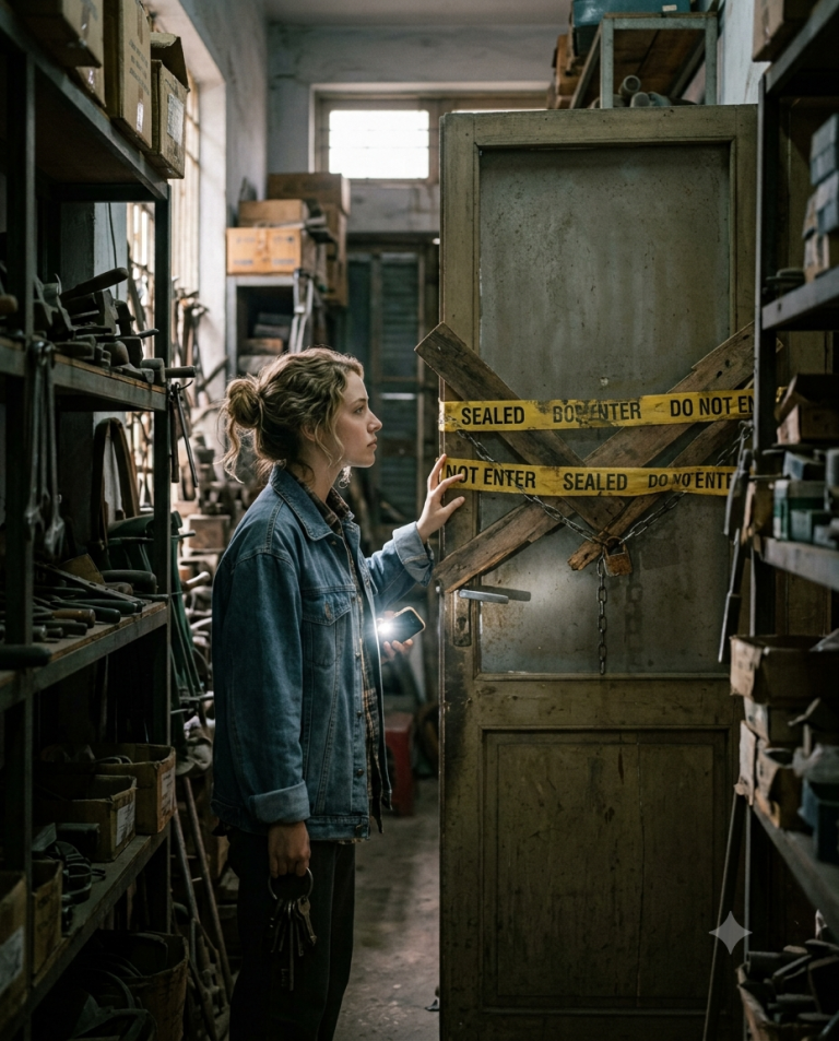 At 23, She Inherited Her Father’s Dead Hardware Store — Then Found the Sealed Office He Died Protecting