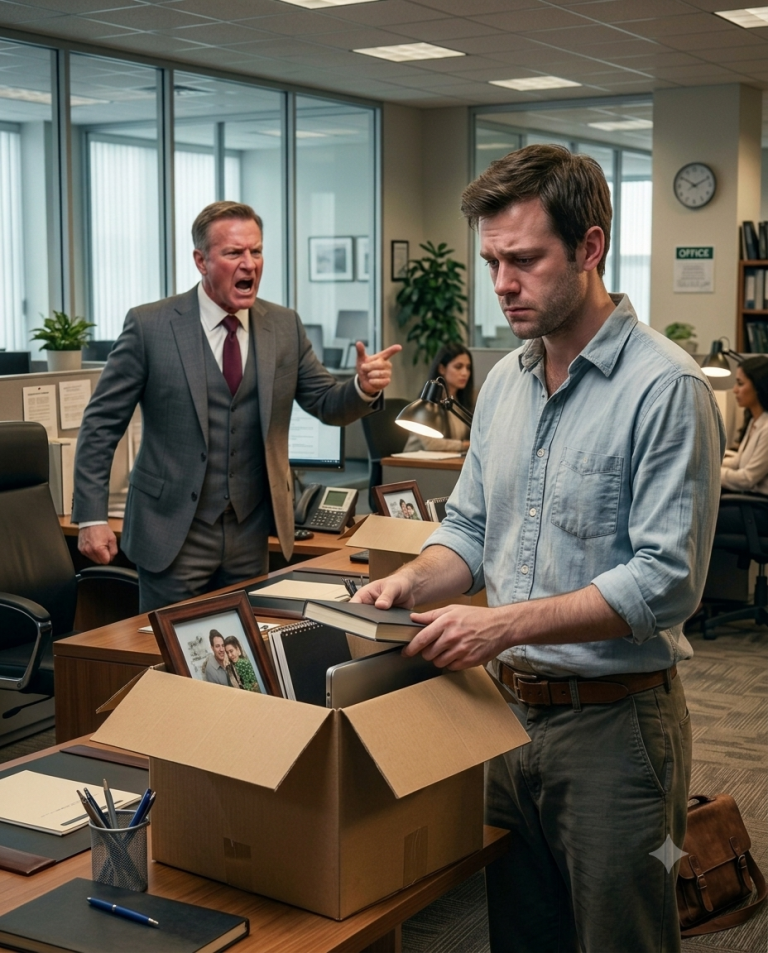 “DO AS I SAID OR QUIT” THE CEO SAID—THE SINGLE DAD STARTED PACKING AND LEFT EVERYONE SPEECHLESS
