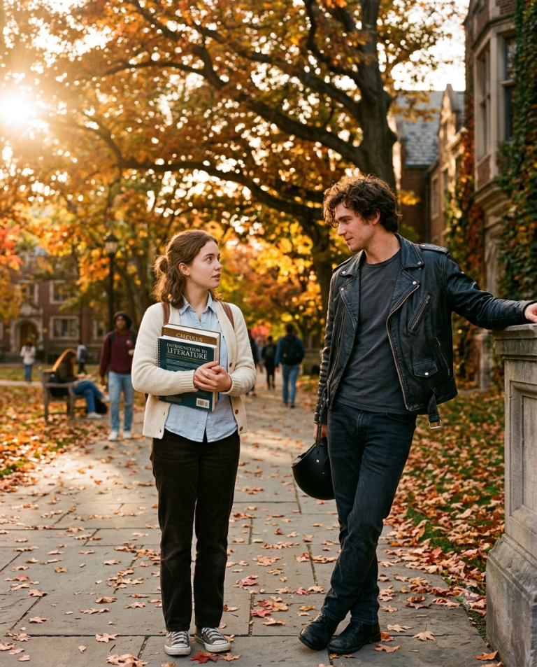 The Campus Bad Boy Bet He Could Make the Poor Transfer Student Fall for Him — Then He Fell First