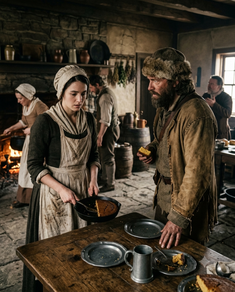 Everyone Ignored the Quiet Cook—Until a Mountain Man Asked About Her Cornbread