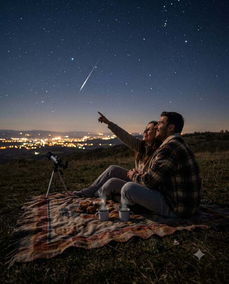 My Cute Neighbor Invited Me to Watch the Meteor Shower… Then Whispered, “Stay After Everyone Leaves.”
