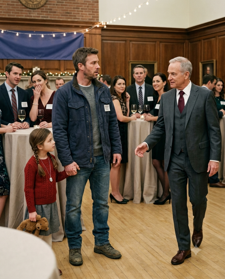 Everyone Laughed at the Single Father at the Reunion—Then a Billionaire Crossed the Room for Him