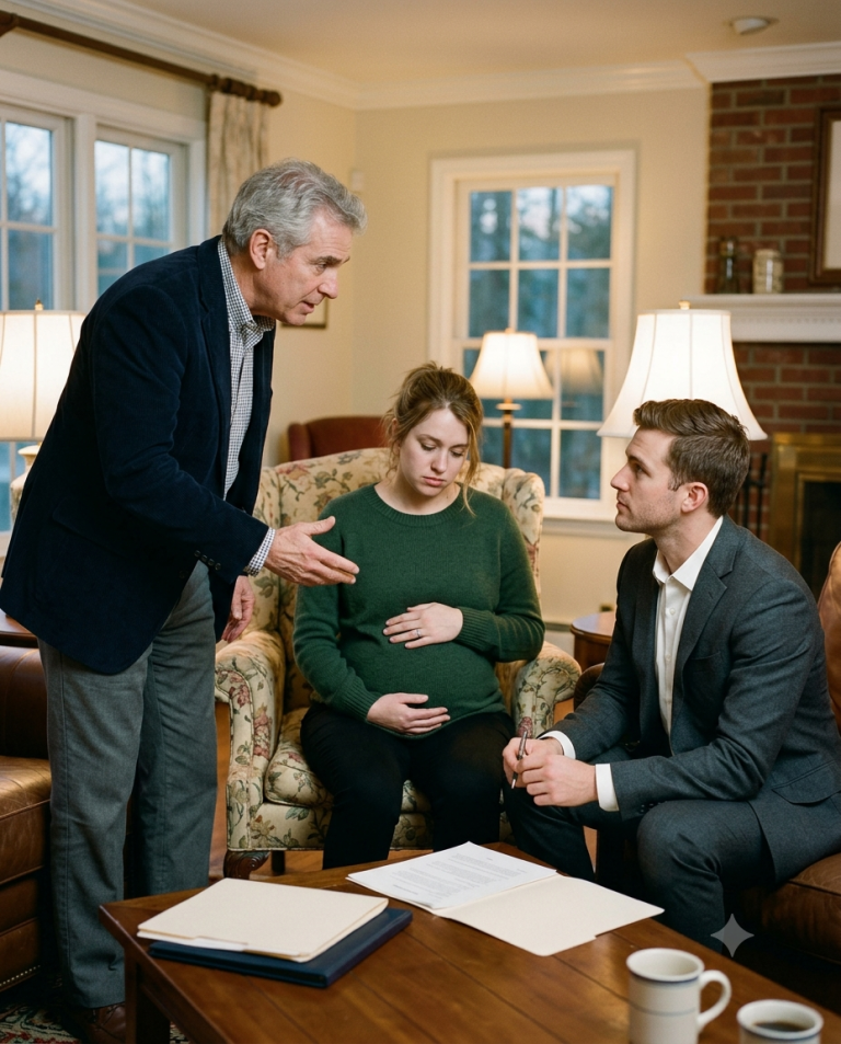 He Offered Him a Marriage Deal… After His Pregnant Daughter Was Abandoned