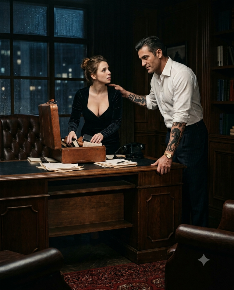 The Mafia Boss Caught His Secretary Packing—Then Found the Threat Hidden Under Her Desk