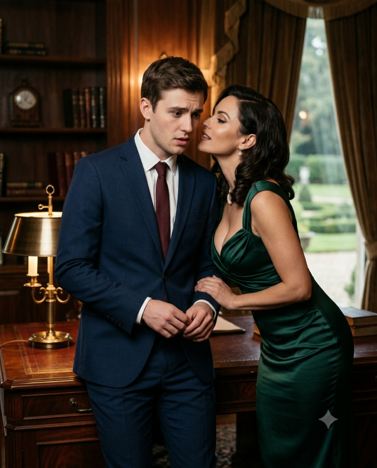 He Came Asking for a Job — But the Wealthy Widow Whispered, “What I Really Need Is a Husband”