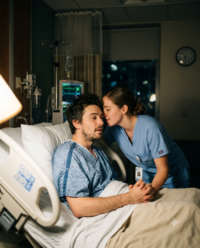 I Woke Up Holding My Nurse’s Hand… Then She Whispered, “You Still Don’t Remember Me?”