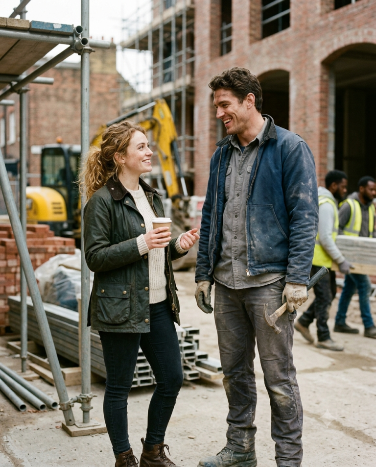 She Fell in Love With a Worker — Unaware He Was the Millionaire Architect and Owner!