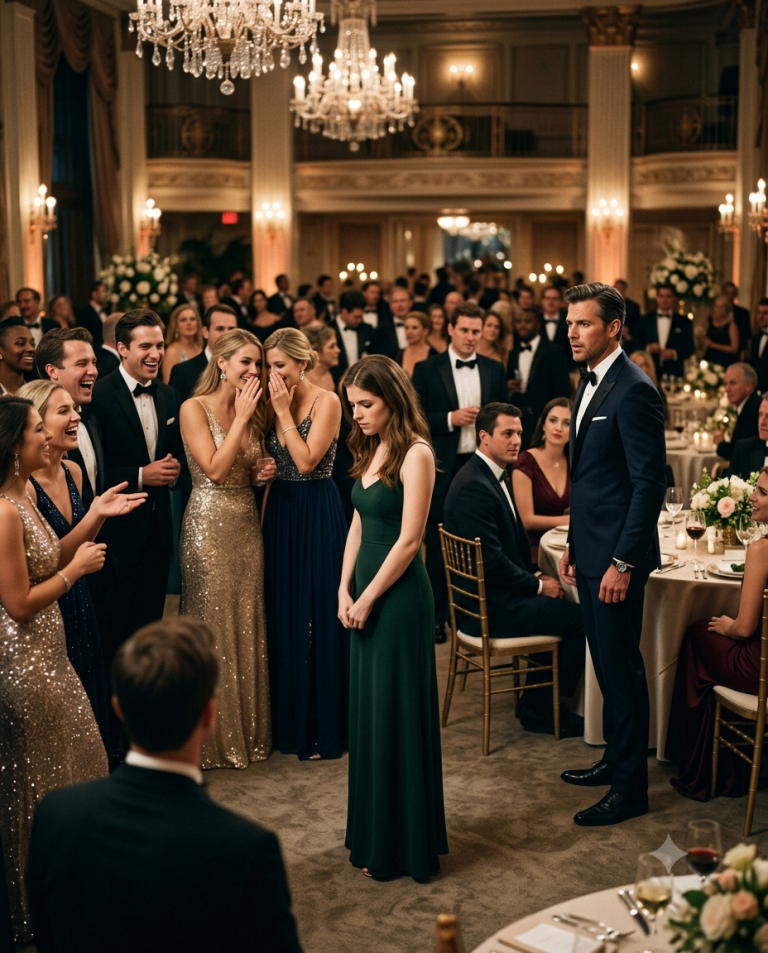 “Send the Poor, Ugly Girl—He’ll Reject Her!” They Laughed… Until the Millionaire Stood Up
