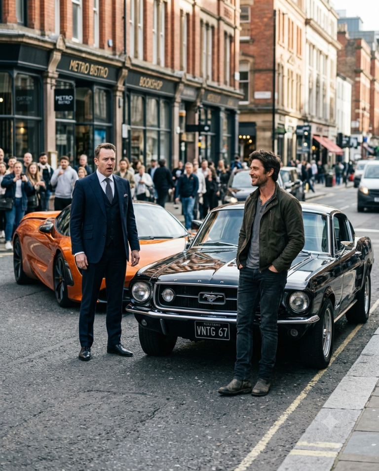 The CEO Mocked a Single Dad’s Broken 1967 Mustang – 30 Days Later, It Shocked the Entire City