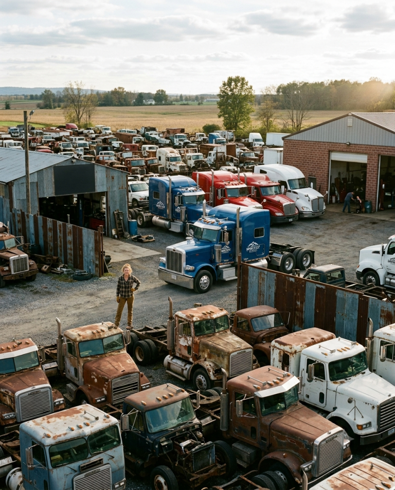 A Young Woman Bought 40 Broken Trucks for $3,000 — They Laughed Until She Built an Empire