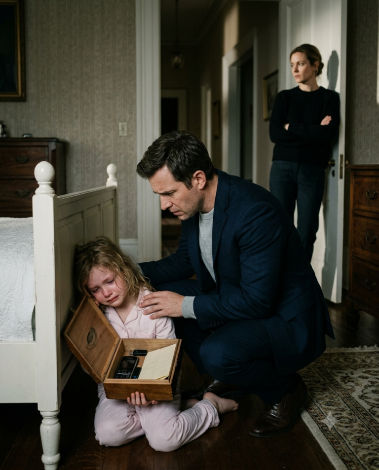 Little Girl’s Cry Echoed Through the Hall—Until Her CEO Father Saw What the Stepmom Hid