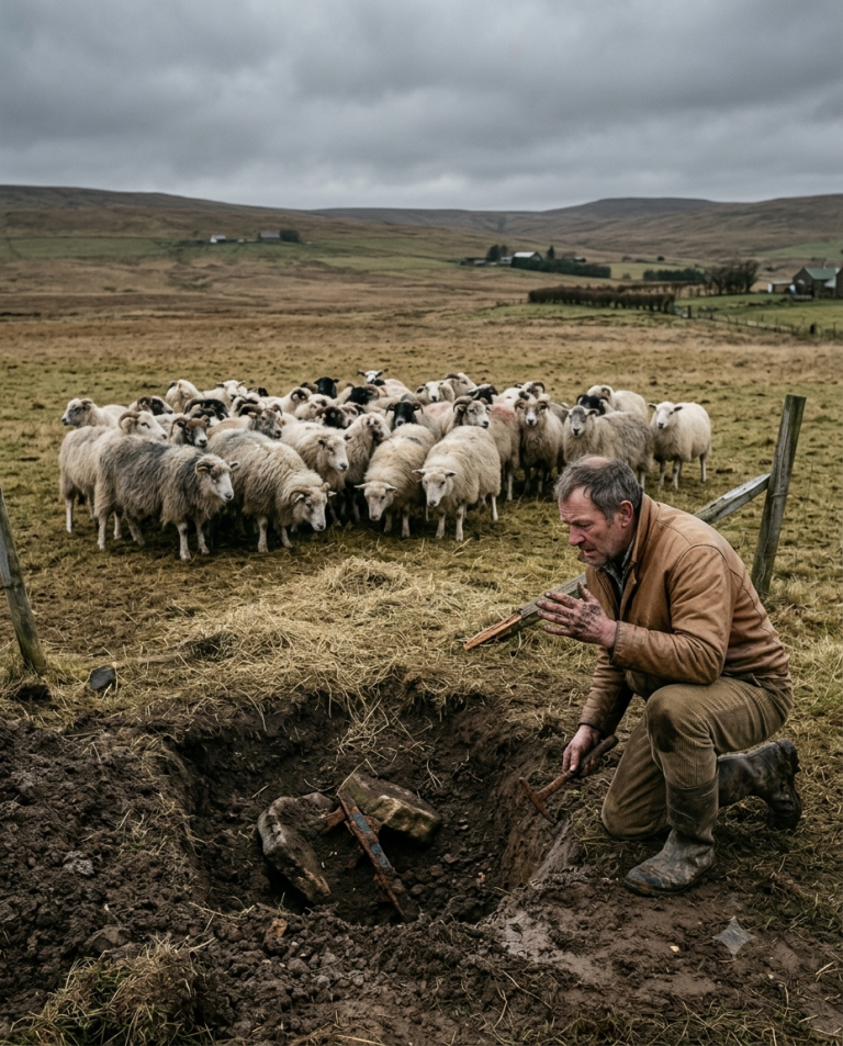 37 Sheep Refused to Eat — Then a Farmer Discovered What Was Buried Under His Pasture