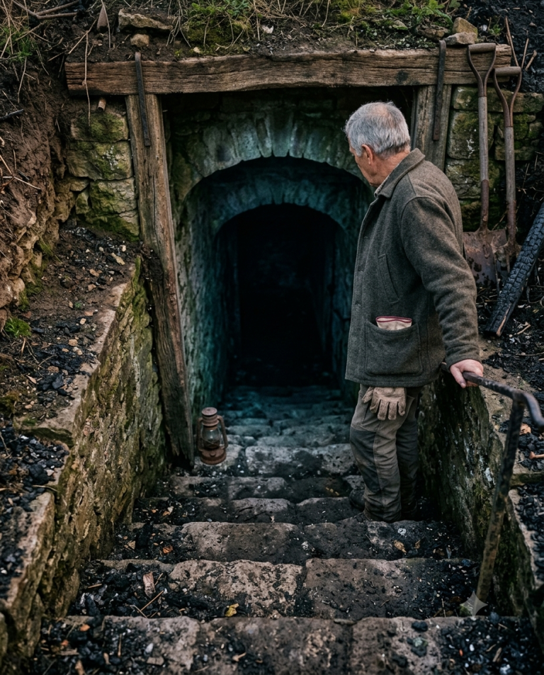 He Burned 40 Years of Brush Behind the Barn — Then Stone Steps Appeared in the Ash