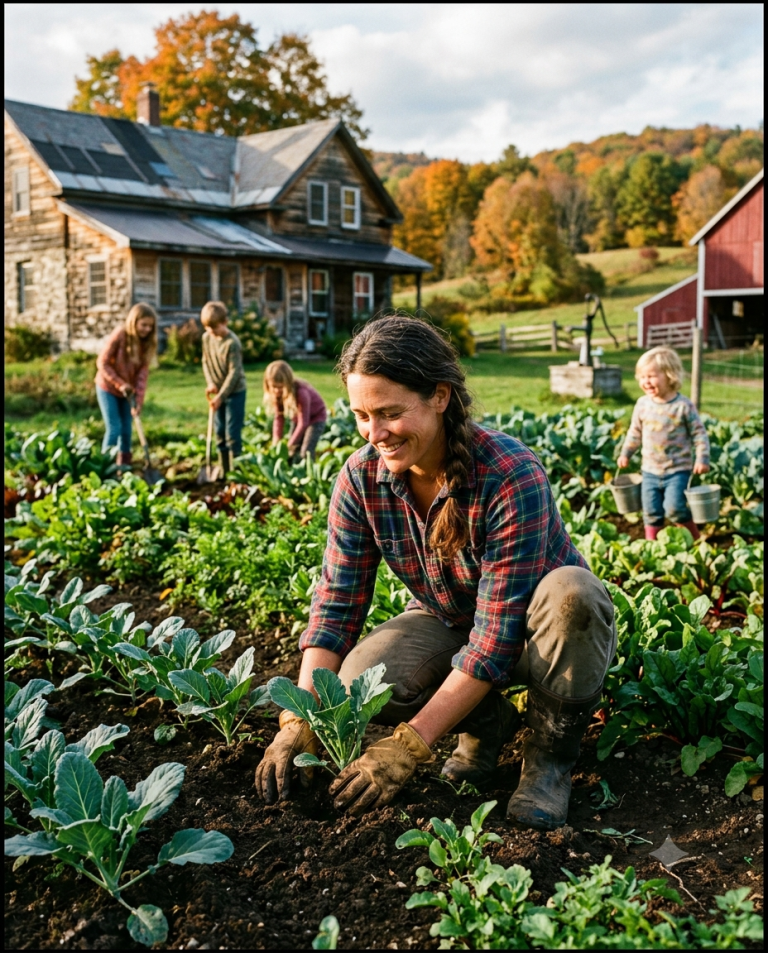 Single Mom of 4 Bought a $5,500 Abandoned Farm… Neighbors Laughed Until They Saw What She Grew