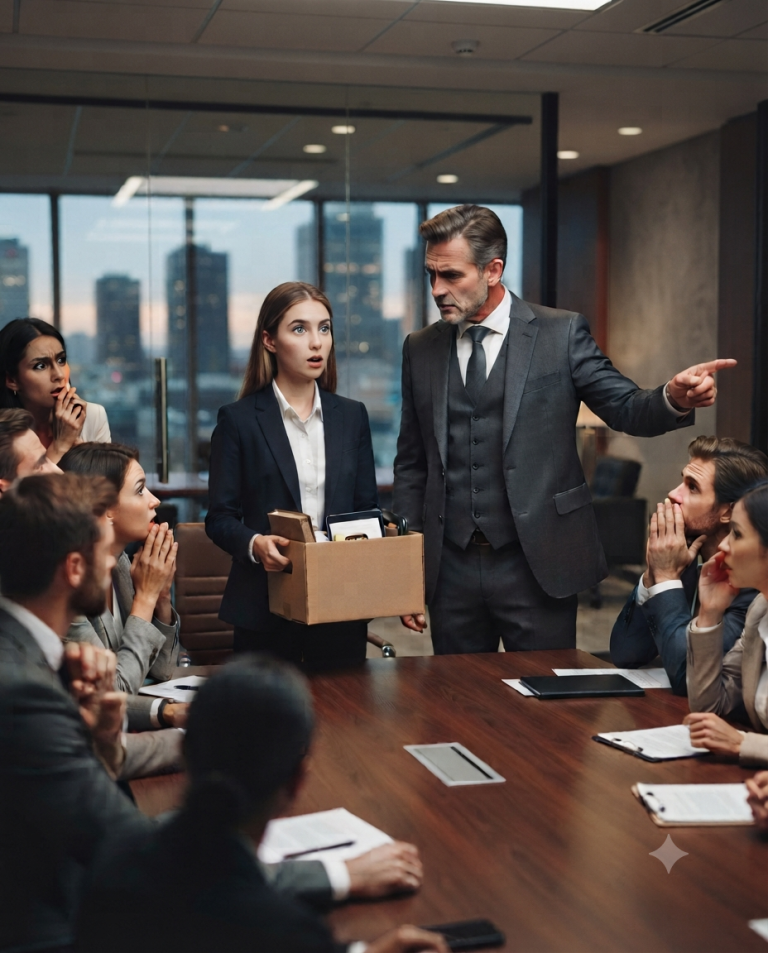 The CEO Fired Her in Front of Everyone, But He Had No Idea Who She Was