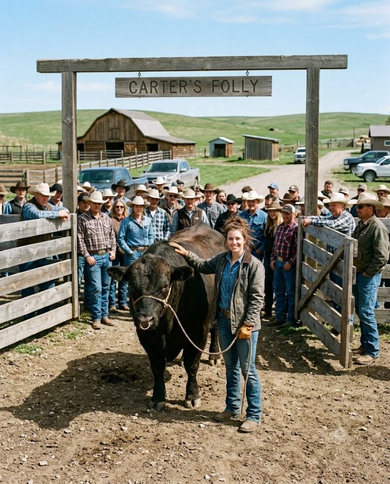 She Bought the Bull Nobody Could Handle…Every Rancher in the County Was at Her Gate by Spring.